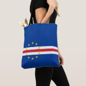 Kaapverdische vlag tote bag (Dichtbij)