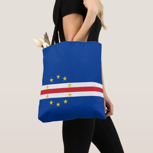 Kaapverdische vlag tote bag (Dichtbij)