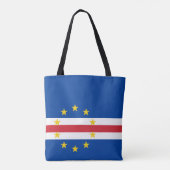 Kaapverdische vlag tote bag (Achterkant)