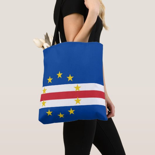 Kaapverdische vlag tote bag (Dichtbij)