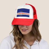 Kaapverdische vlag trucker pet (In situ)