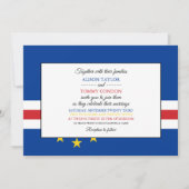 Kaapverdische vlag, vlag van Kaapverdië bruiloft Kaart (Voorkant)