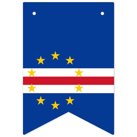 Kaapverdische vlag vlaggetjes (Tweede vlag)