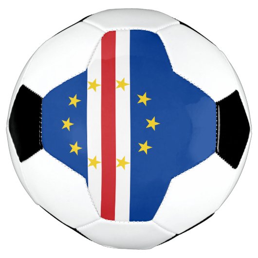 Kaapverdische vlag voetbal (Gedraaid)