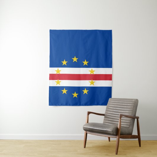 Kaapverdische vlag wandkleed (In situ)