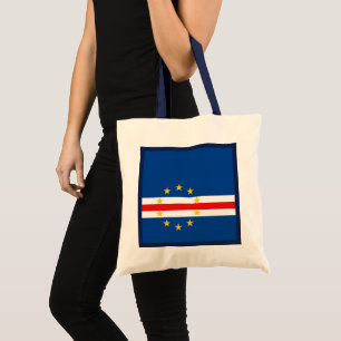 Kaapverdische vlag x vlaggentas tote bag
