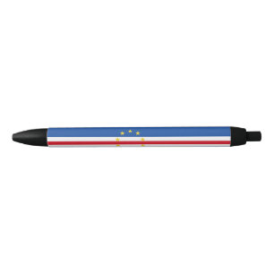 Kaapverdische vlag zwarte inkt pen