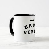 Kaapverdische voetbalfan mok (Voorkant links)