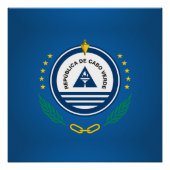 Kaapverdische wapenmantel poster (Voorkant)