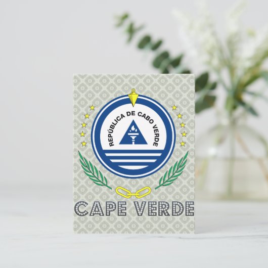 Kaapverdische wapenstilstand briefkaart (Staand voorkant)
