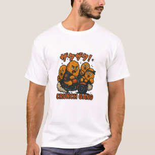 Kaarage Crunch Gang – Kawaii Street Snack T-shirt