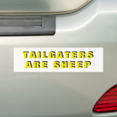 Kaarapparaten zijn schaafgeel en zwart bumpersticker (Op auto)