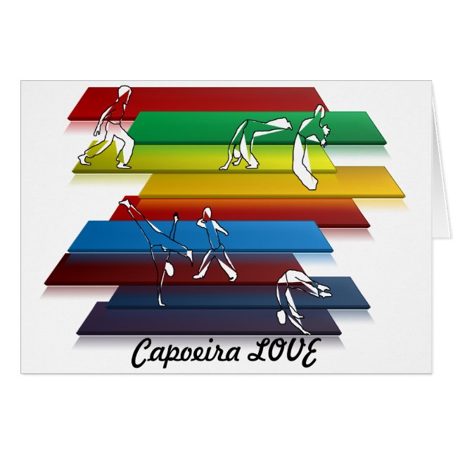 kaardkunsten capoeira - liefdesbijl (Voorkant Horizontaal)