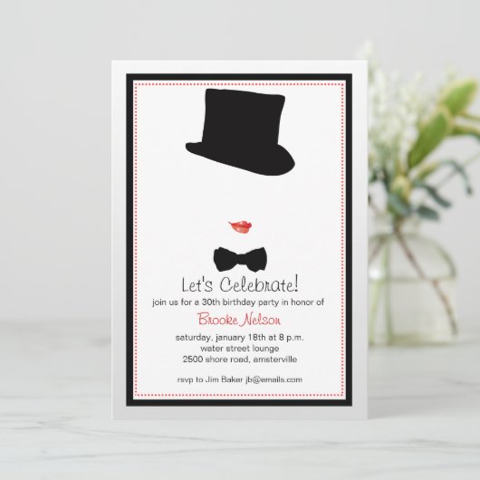 Kaaret Framed Invitation Kaart (Staand voorkant)