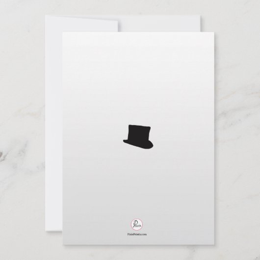 Kaaret Framed Invitation Kaart (Achterkant)