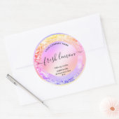 Kaaretiket Elegant Product Packaging Ronde Sticker (Envelop)