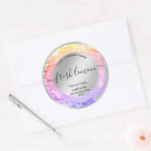 Kaaretiket Elegant Product Packaging Ronde Sticker (Envelop)