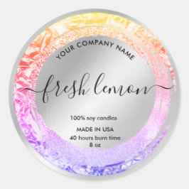 Kaaretiket Elegant Product Packaging Ronde Sticker