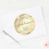 Kaaretiket Elegant Product Packaging Ronde Sticker (Envelop)