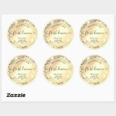 Kaaretiket Elegant Product Packaging Ronde Sticker (Vel)