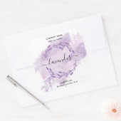 Kaaretiket lavender Wreater jar label (Envelop)