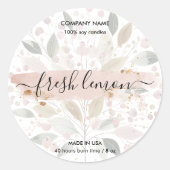 Kaaretiket product zwart-roze goudzijde etiket (Voorkant)