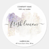 Kaaretiket product zwart-roze goudzijde etiket (Voorkant)