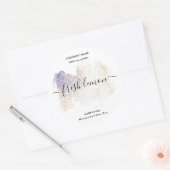 Kaaretiket product zwart-roze goudzijde etiket (Envelop)