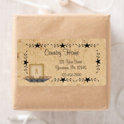 Kaaretiket Star Border Etiket (Insitu)