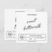 Kaaretiketten direct downloaden kaart (Voorkant / Achterkant)