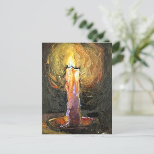 Kaargloed briefkaart (Staand voorkant)