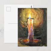 Kaargloed briefkaart (Voorkant / Achterkant)