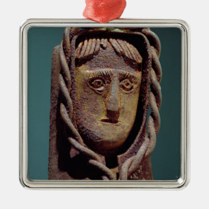 Kaarhouder met een afbeelding van Jezus Metalen Ornament