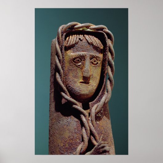 Kaarhouder met een afbeelding van Jezus Poster (Voorkant)