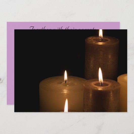 Kaarlicht Kaart (Voorkant / Achterkant)