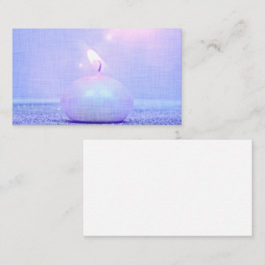 Kaarlicht Visitekaartje (Voorkant / Achterkant)