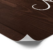 Kaarlichten florale blush bruiloft welkomstbord poster (Hoek)