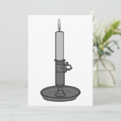 Kaars 01 bedankkaart (Staand voorkant)