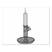 Kaars 01 rubberstempel (Afrduk)