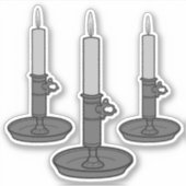 Kaars 01 sticker (Voorkant)