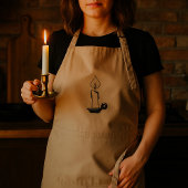 Kaars aansteken standaard schort