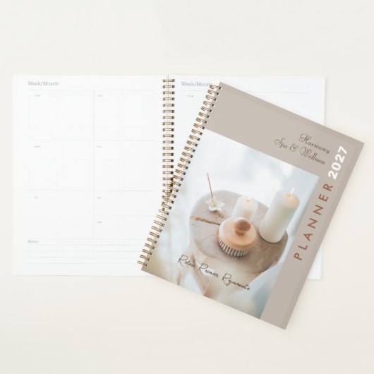 Kaars-, Borstel-, Spa- en Wellnessplanner Planner (Display)