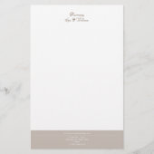 Kaars, borstel, spa & wellness briefpapier (Voorkant)