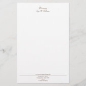 Kaars, borstel, spa & wellness briefpapier (Voorkant)
