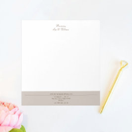 Kaars, borstel, spa & wellness notitieblok