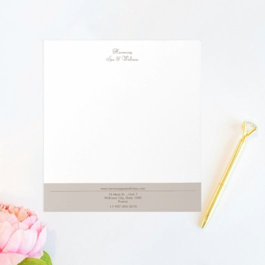 Kaars, borstel, spa & wellness notitieblok