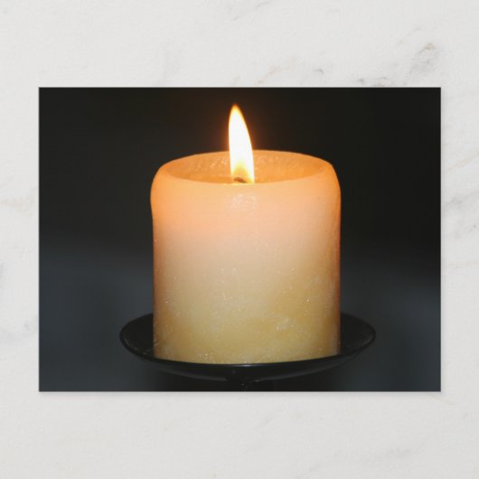 kaars briefkaart (Voorkant)