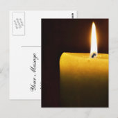 Kaars Briefkaart (Voorkant / Achterkant)