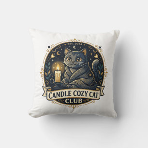 Kaars Cozy Kat Kat Vader Cadeau Idee - Kaars Cozy Kussen