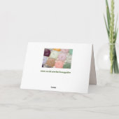 kaars feestelijke wenskaart kaart (Achterkant)